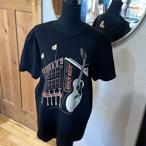 Jason Aldean black tee shirt top short sleeved unisex large